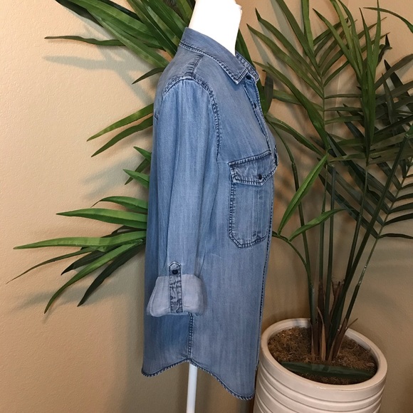 Rails Button Down Chambray Women’s Shirt - XS/S - Picture 5 of 16
